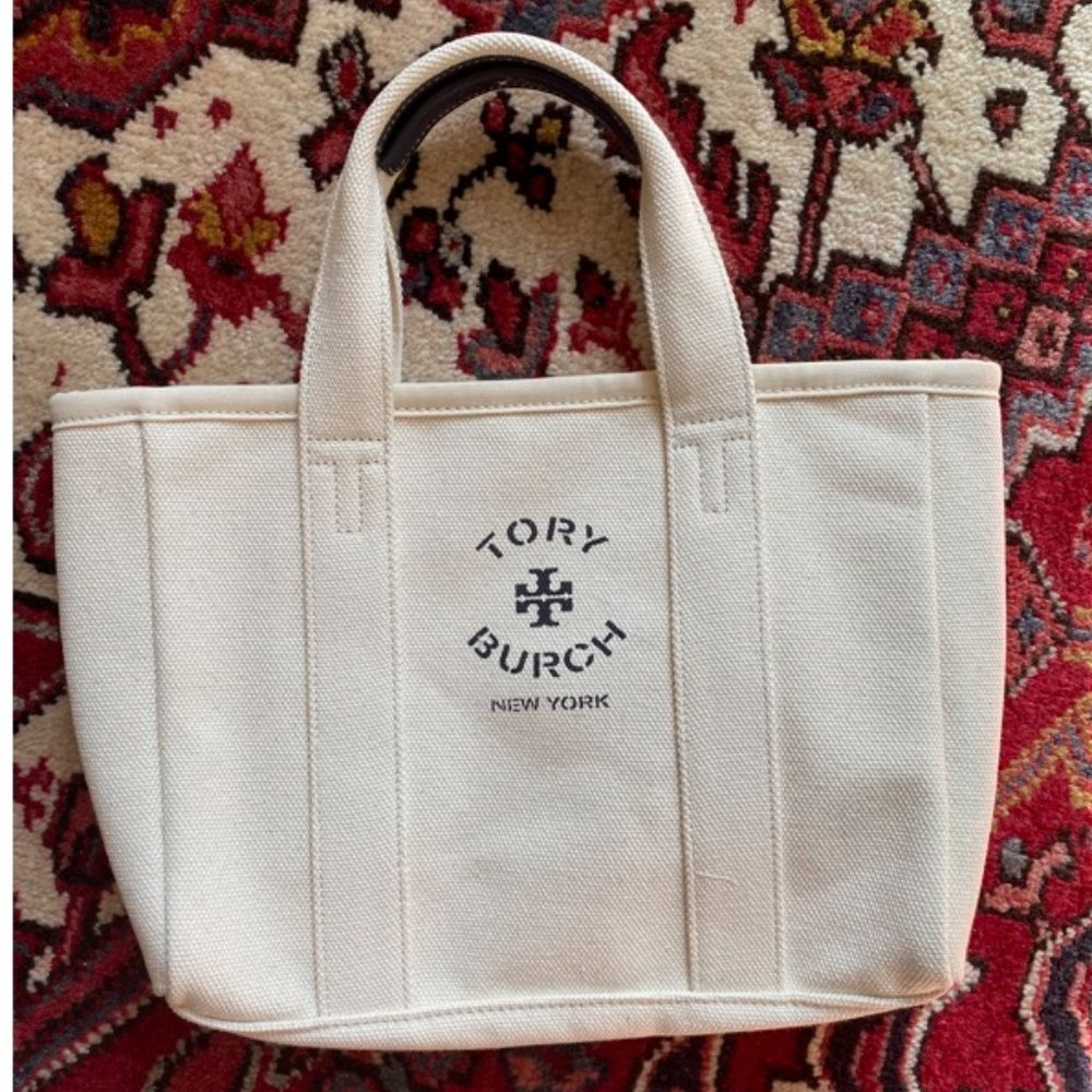 Tory Burch Small Canvas Tote Bag